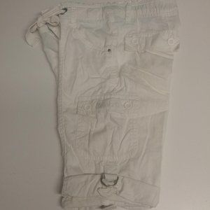 Sketchers White Capri Cargo Pants